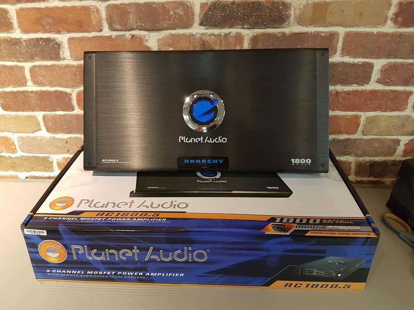 Planet Audio AC1800.5 5 Channel Car Amplifier - 1800 High Output, High/Low Level Inputs, High/Low Pass Crossover, Full Range, Bass for Subwoofer customer photo 1