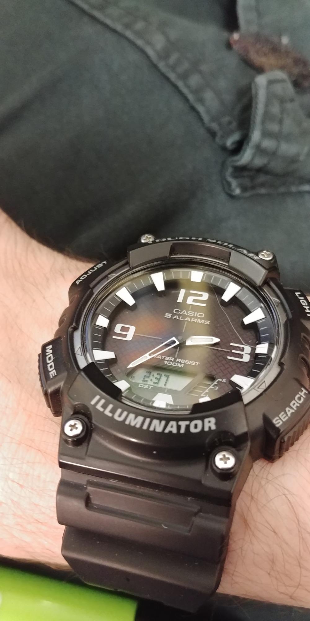 Casio AQS800W Series | Analog Digital Watch | 100M WR | Solar Powered | 1/100 SEC Stop Watch | 6-Language Day of The Week Indicator | Countdown Timer | LED Light | Multi Alarm customer photo 1