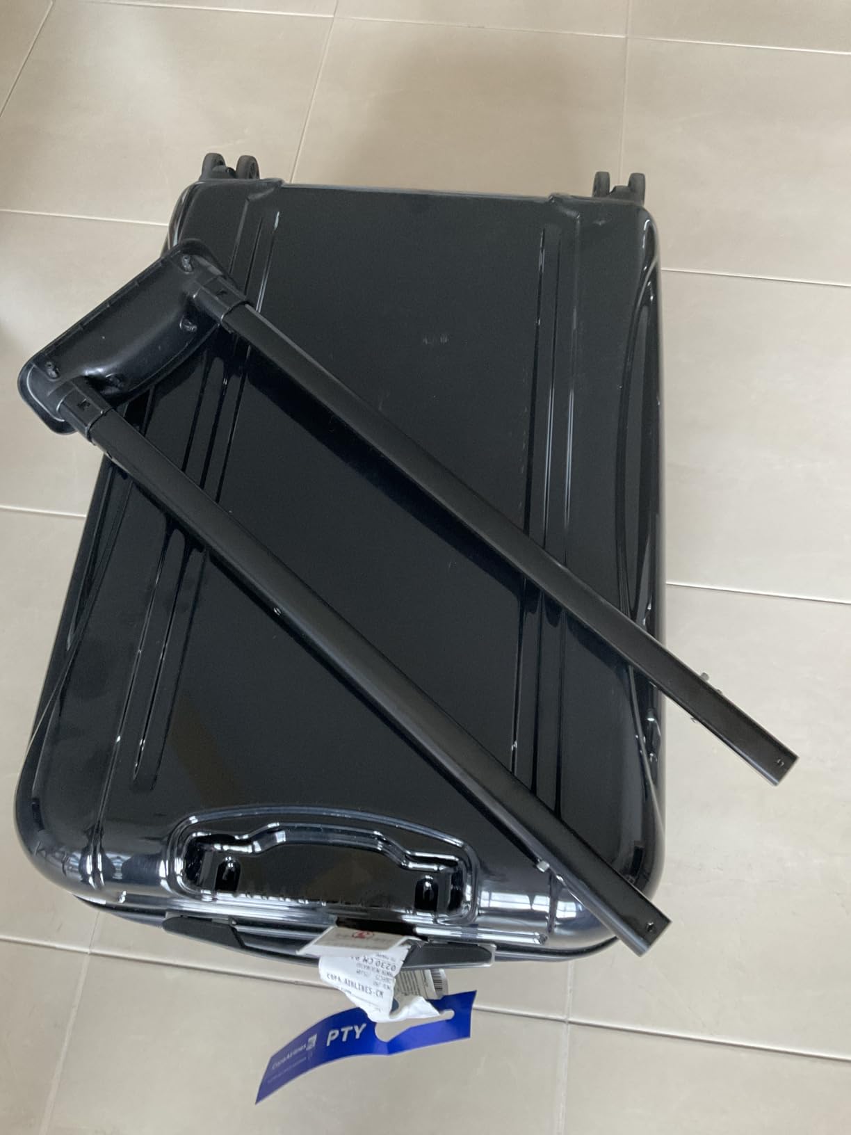 DELSEY PARIS Helium Aero Hardside Expandable Luggage with Spinner Wheels, Titanium, Checked-Large 28 Inch customer photo 1