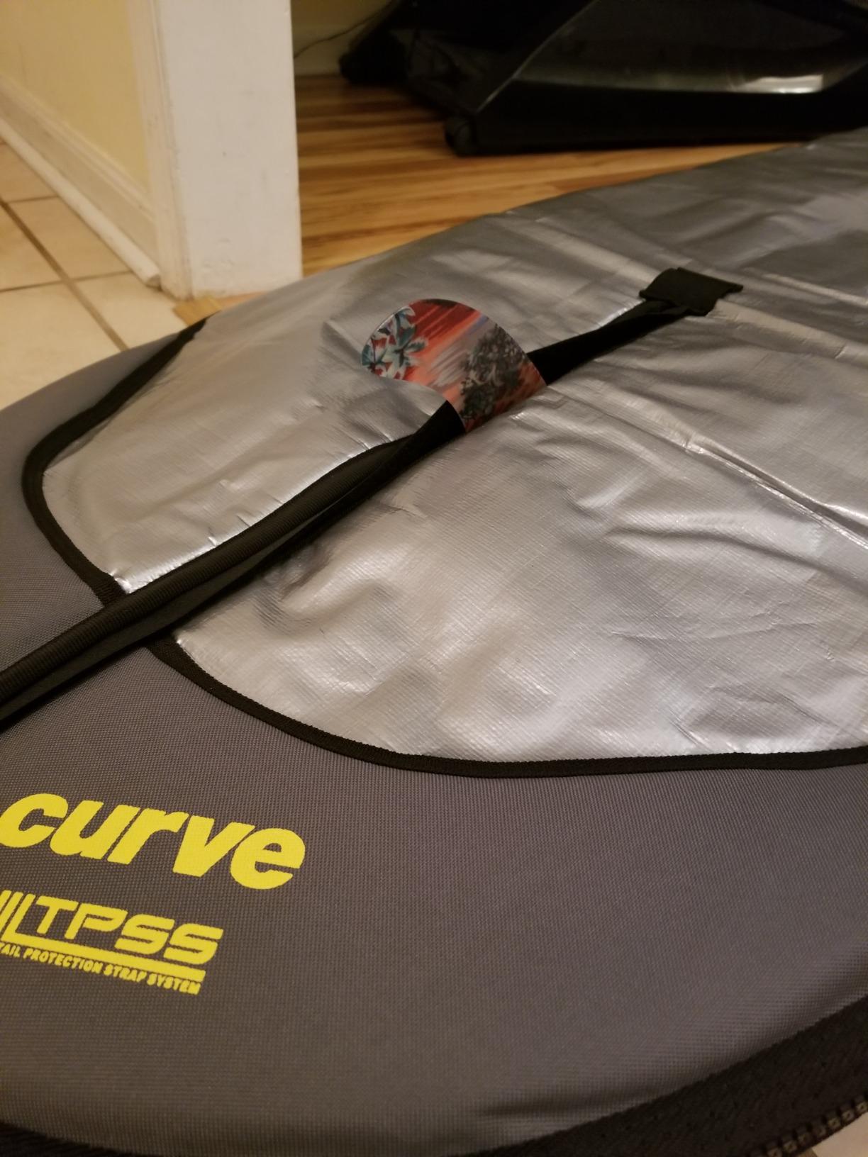 Curve Surfboard Travel Board Bag Longboard Single 7'6-12'2 with 20mm Foam customer photo 2
