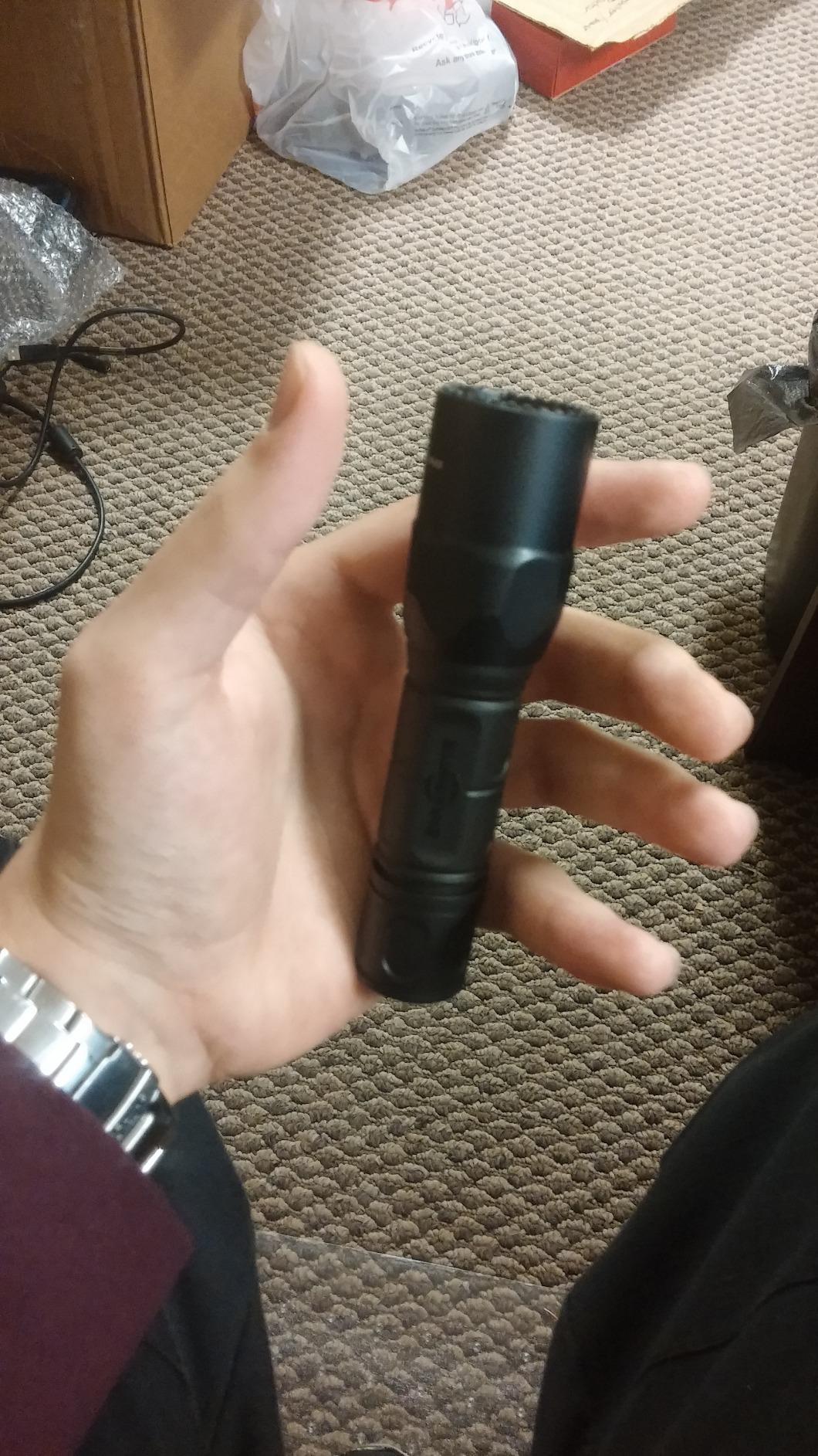 SureFire Handheld LED Flashlight - G2X Tactical 600 Lumens 8,700 Candela | G2X Tactical Dual Output Hybrid Beam LED Flashlight w/ Click Tailcap Switch - Mil-Spec Hard Anodized IPX7 customer photo 2