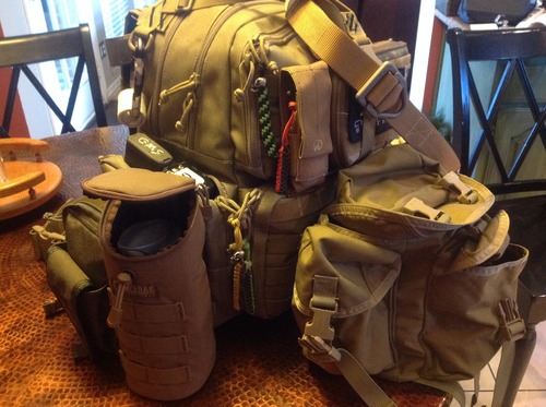 G.P.S Tactical Range Backpack, Black, Large customer photo 2