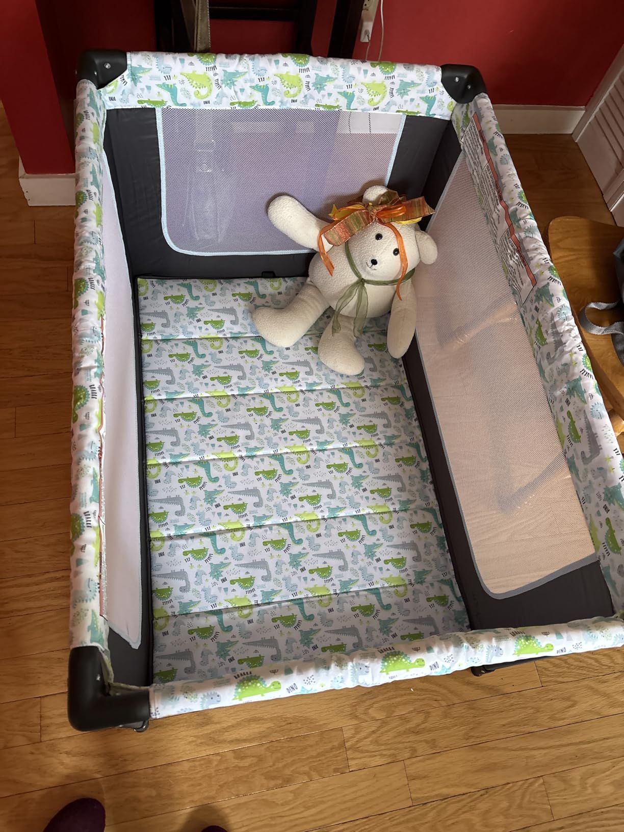 Dream On Me Zodiak Portable Playard, Compact for Travel, Carry Bag, Beige | Removable 1