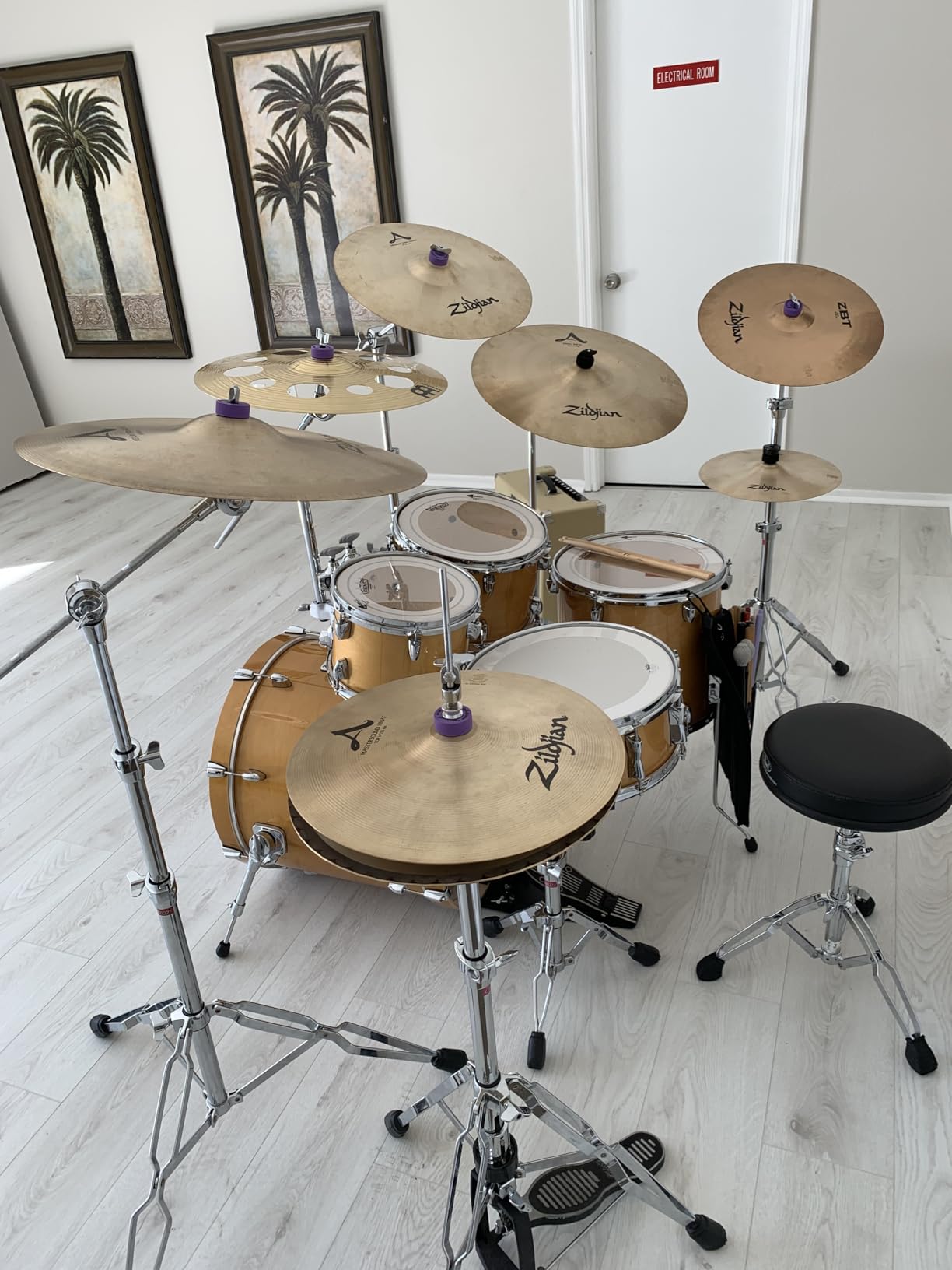 Yamaha Stage Custom Birch 5pc Drum Shell Pack With a 20 Kick Drum and 14” Snare Drum in Honey Amber For Students and Working Drummers (SBP0F50HA) customer photo 2