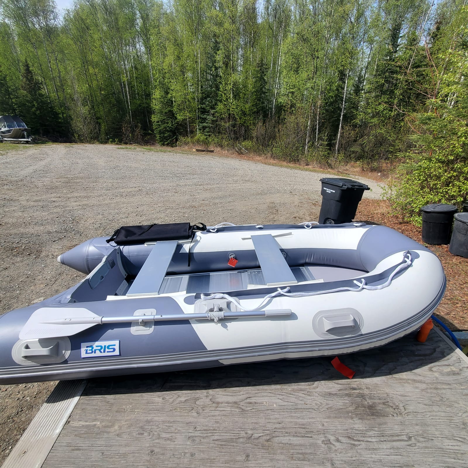 BRIS 10.8 ft Inflatable Boat Inflatable Rafting Fishing Dinghy Tender Pontoon Boat customer photo 2
