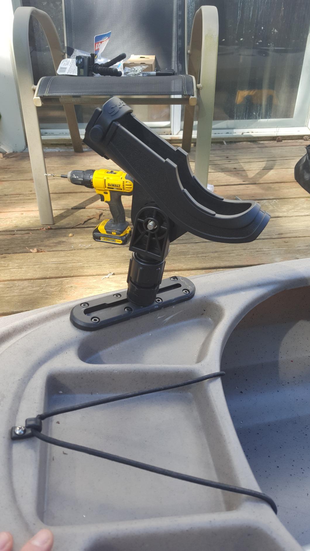 Scotty 0282-BK Baitcaster Rod Holder with Gearhead & Track customer photo 1