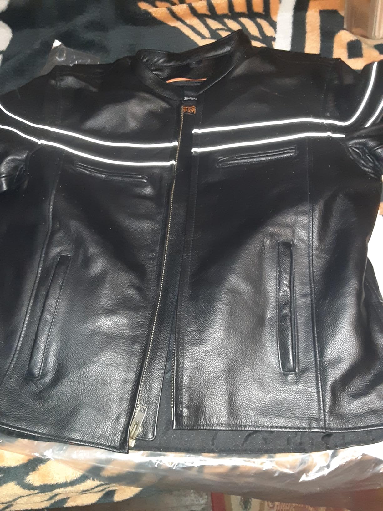 Milwaukee Men's Premium Leather Vented Scooter Jacket customer photo 1