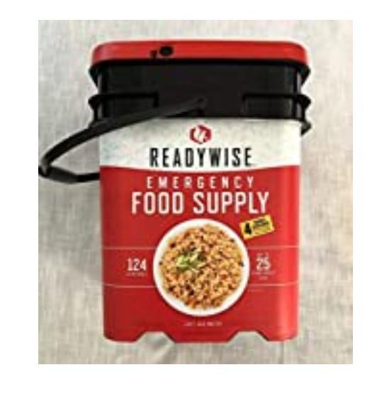 READYWISE Emergency Food Supply Survival Bucket, 132 Servings customer photo 2