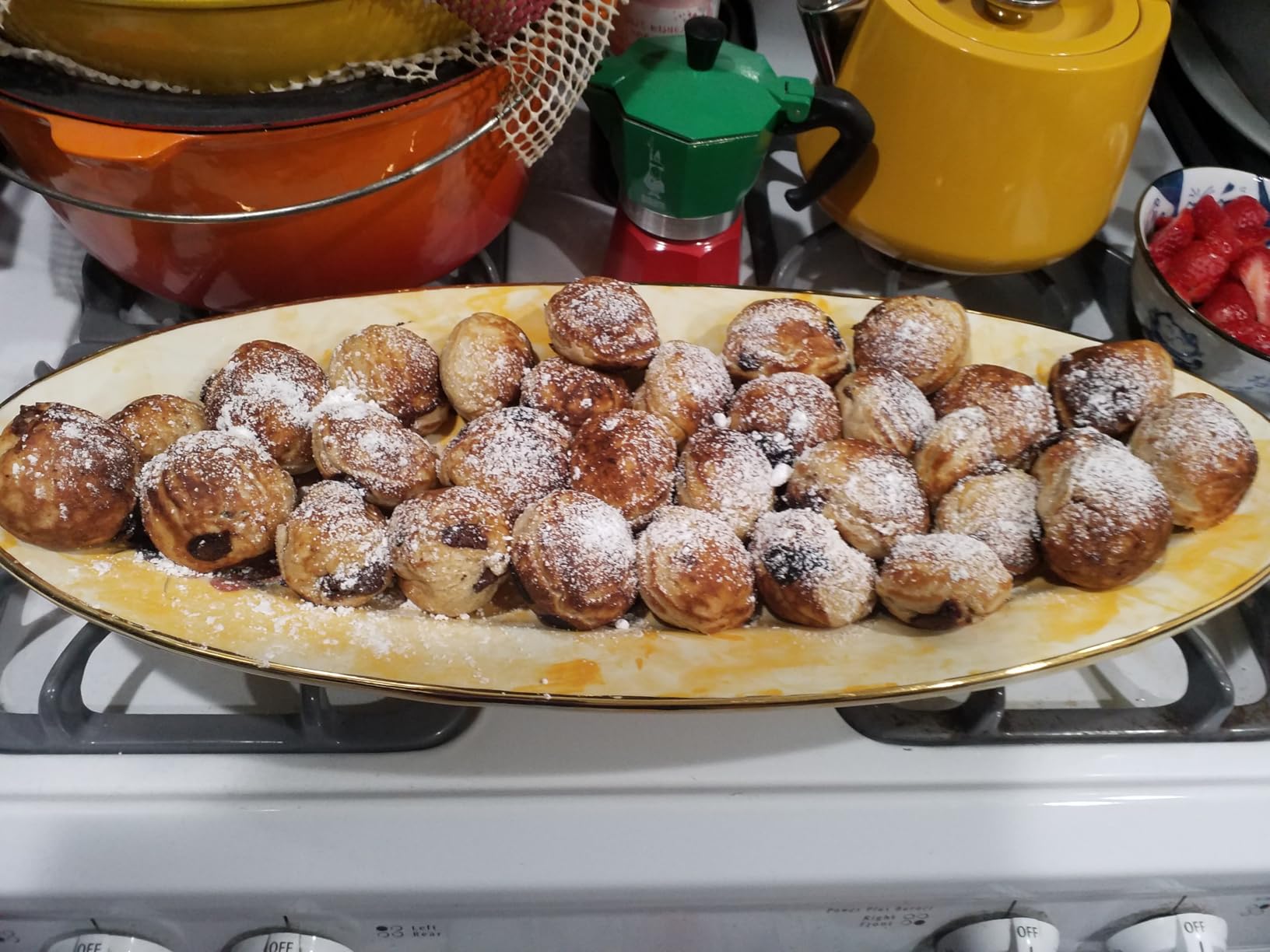 Ebelskiver Maker- Electric Non-stick Baker for Making Takoyaki, Aebleskiver customer photo 2