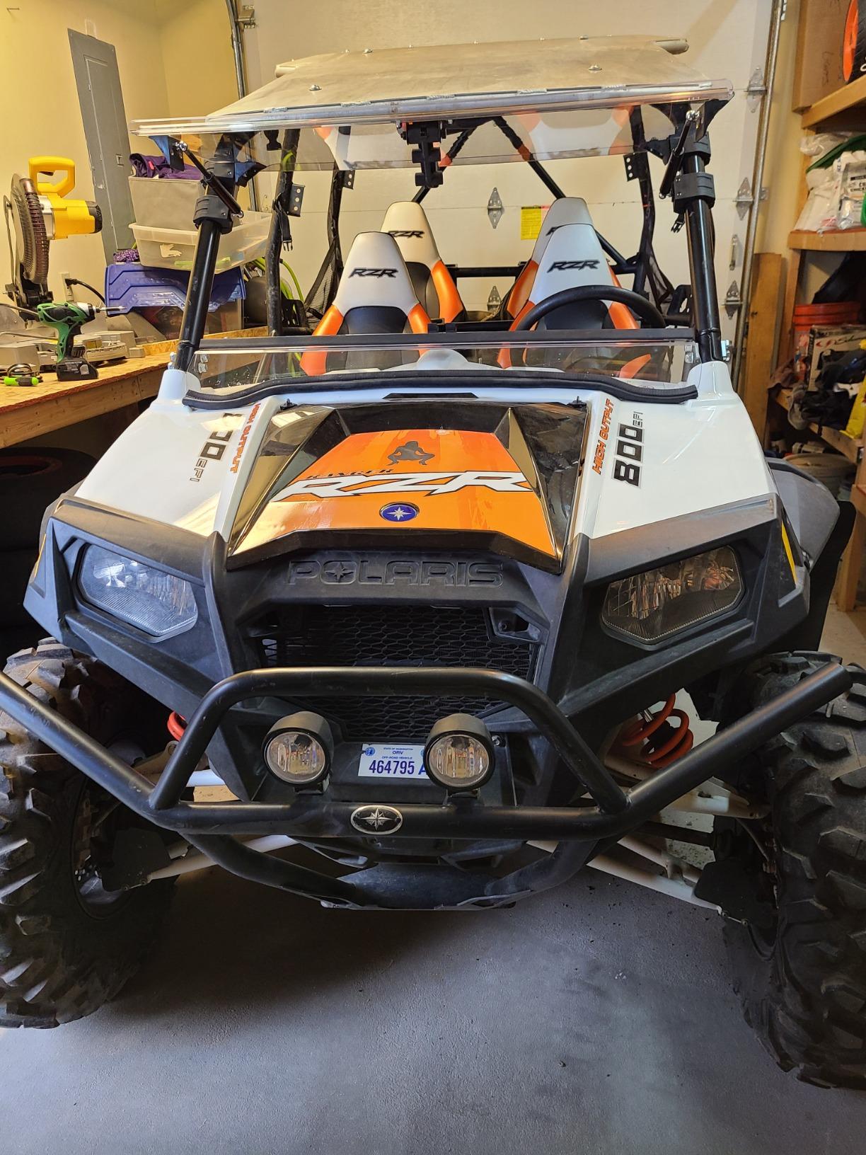SuperATV 3-in-1 Flip Windshield for 2009-2021 Polaris RZR customer photo 1