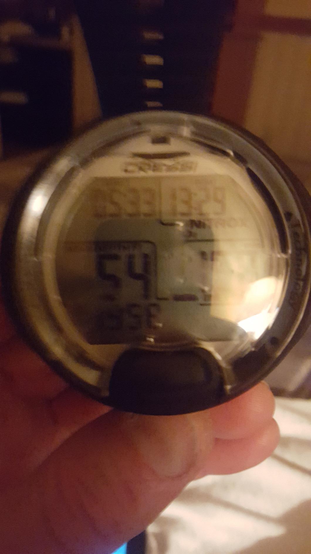 CRESSI Leonardo 2.0 Scuba Dive Watch, Single-Button Air Nitrox Gauge, Black customer photo 1