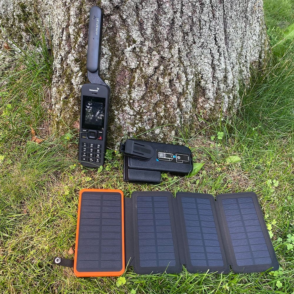 BlueCosmo Inmarsat IsatPhone 2.1 Satellite Phone Kit (SIM Included), unlocked - Global Coverage - Voice, SMS, GPS Tracking, Emergency SOS - Prepaid and Monthly Service Plan Options customer photo 2