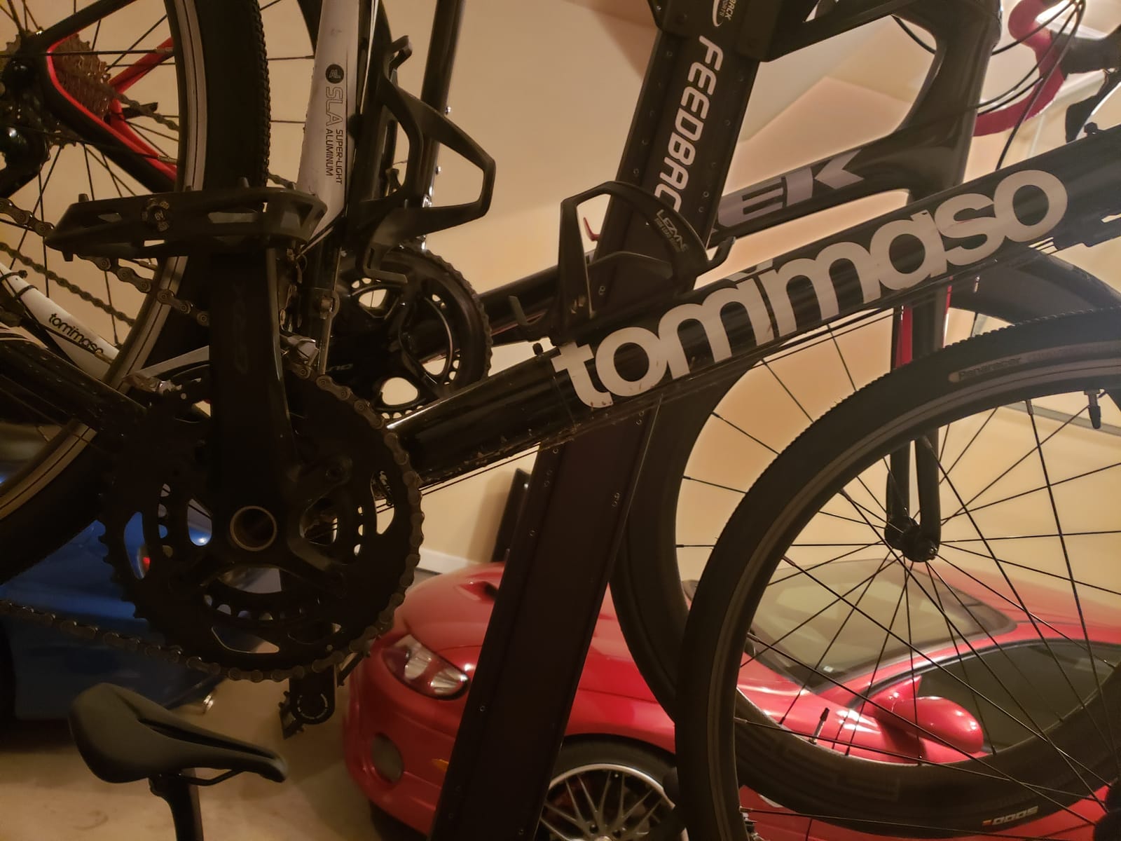Tommaso La Forma Aluminum & Carbon Mens Hybrid Bike Women Road Bicycle Adult Bikes Womens customer photo 2