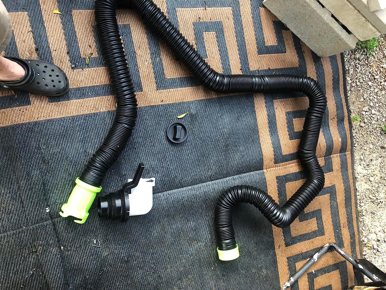 Thetford Titan 17853 15ft 15-Foot Premium RV Sewer Hose Kit-Thetford-17853, Black/Green customer photo 2