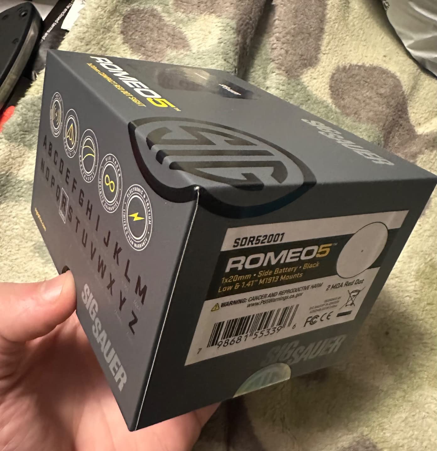 SIG SAUER ROMEO5 GEN I & GEN II 1x20mm 2 MOA Dot Sight customer photo 1