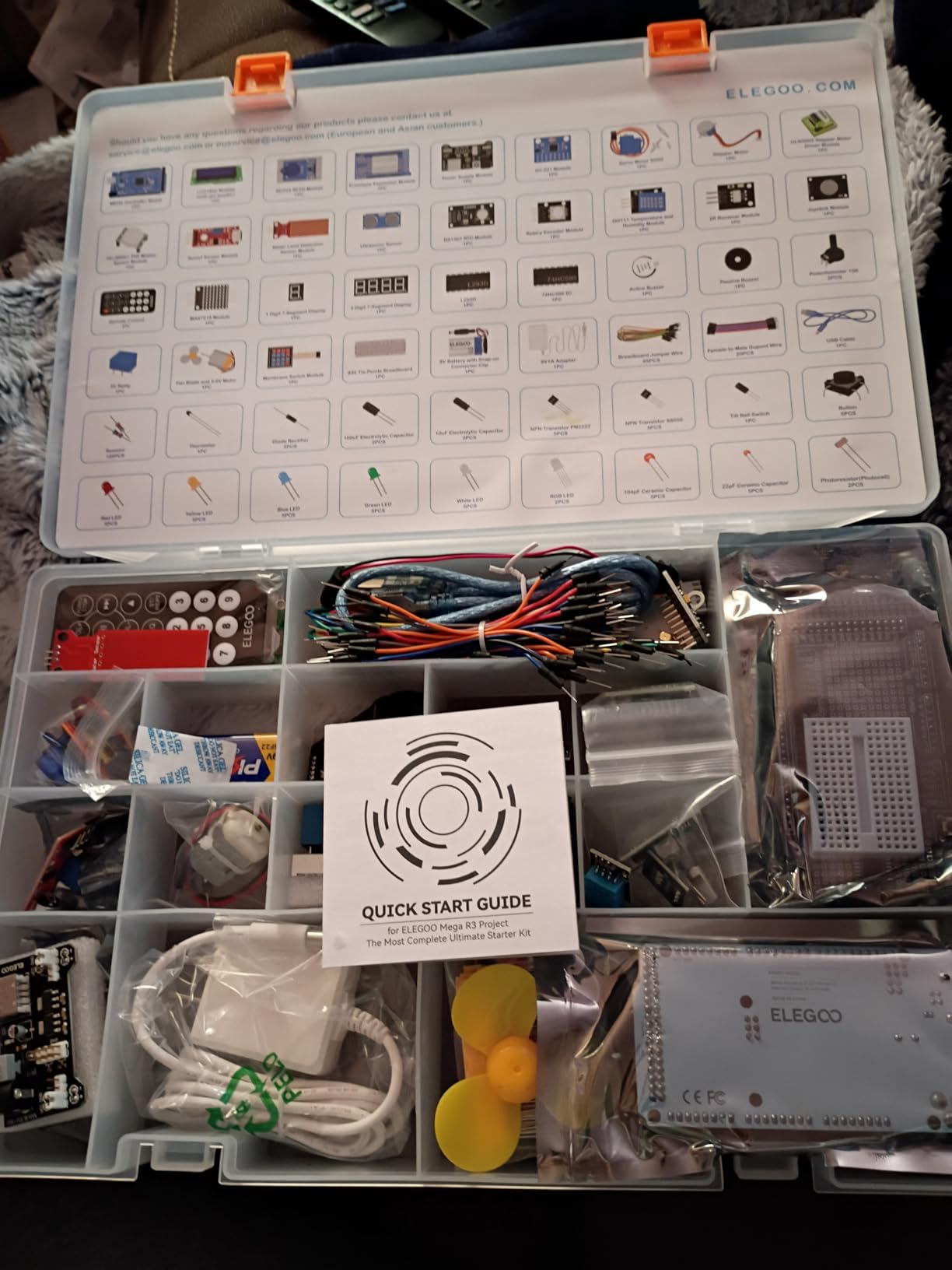 ELEGOO Mega 2560 R3 Project The Most Complete Starter Kit with Tutorial customer photo 1