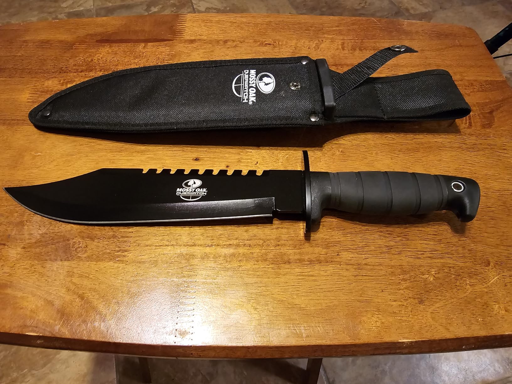 Mossy Oak 15-inch Survival Knife with Sharpener and Fire Starter customer photo 2