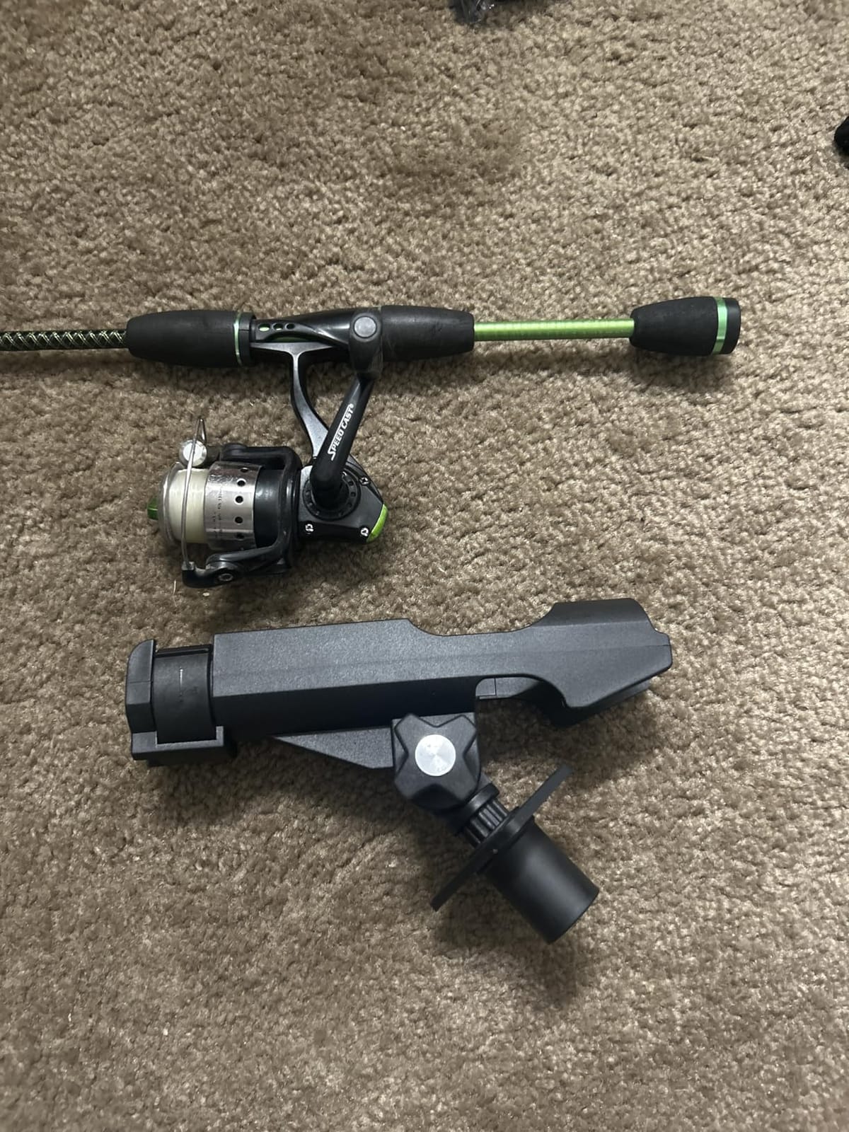 Bekith 2 Pack Fishing Rod Holder with Combo Mount, Adjustable Fishing Boat Rod Holder, Black Finish customer photo 1
