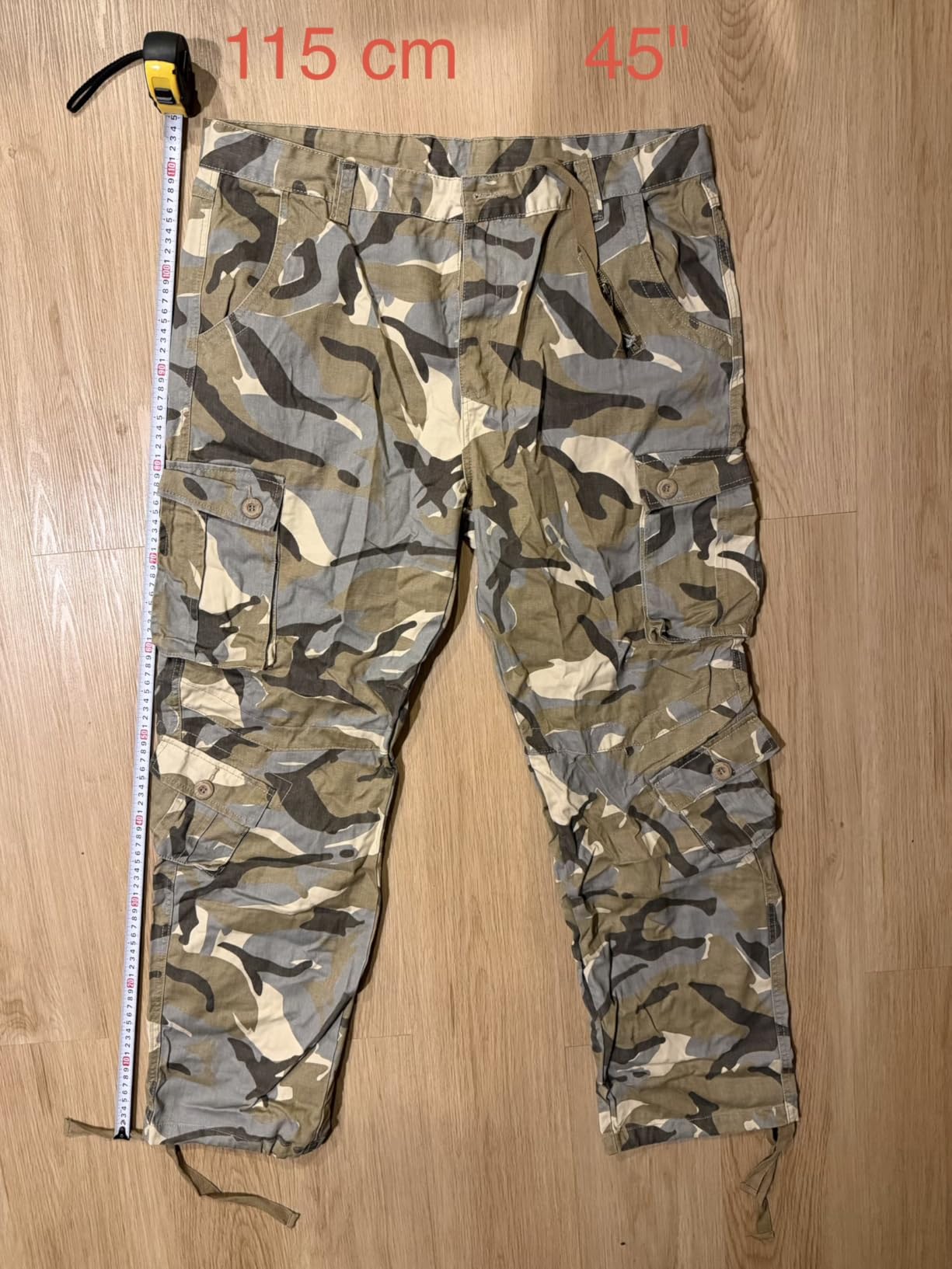 Mens Cargo Pants Camo Work Tactical Rip Stop BDU Casual Army Military Pants customer photo 2