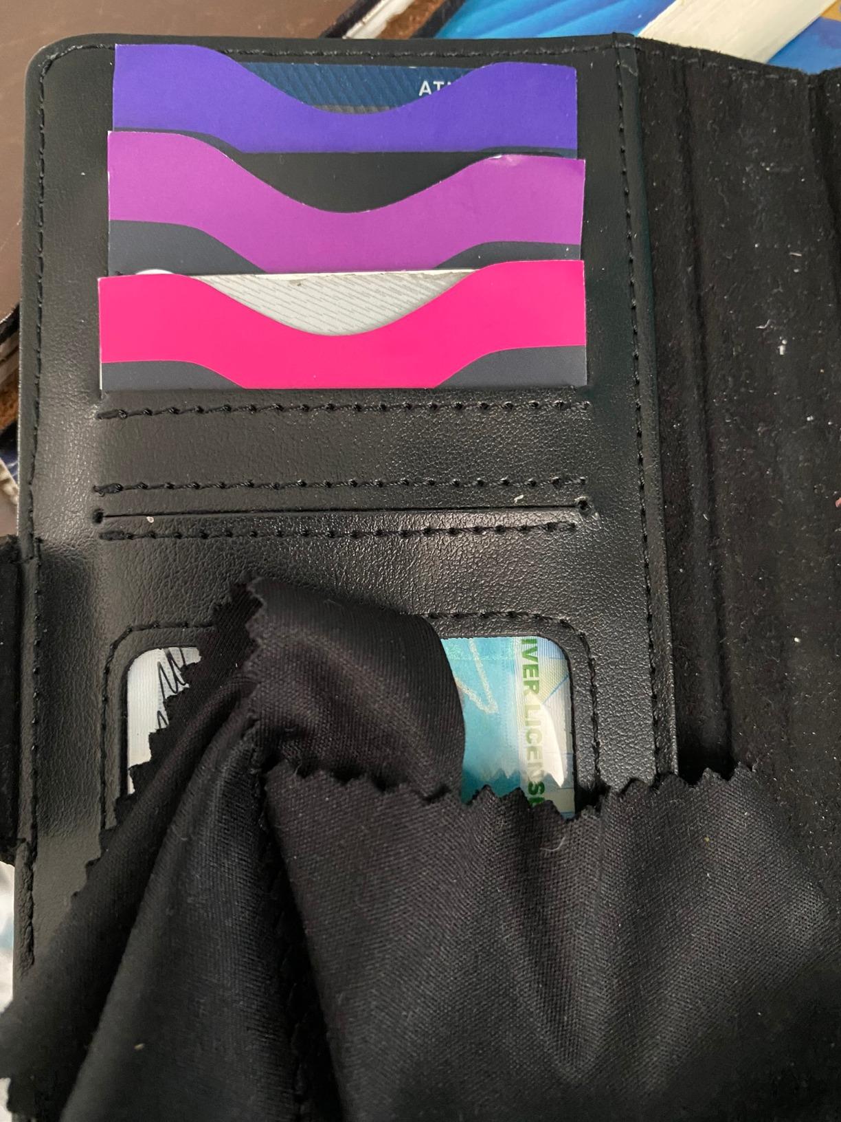 Boxiki Travel RFID Blocking Sleeves, Set with Color Coding, Navy Blue, Unisex Wallet, Protects Credit Cards and Passports customer photo 2