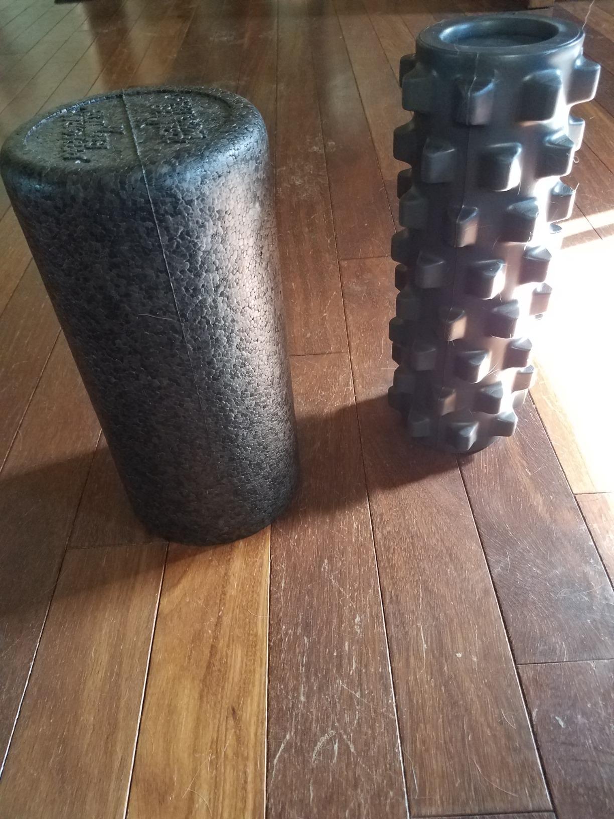 RumbleRoller Extra Firm Foam Roller Deep Tissue Massage Roller for Muscle Recovery (12 Inches Compact) customer photo 2