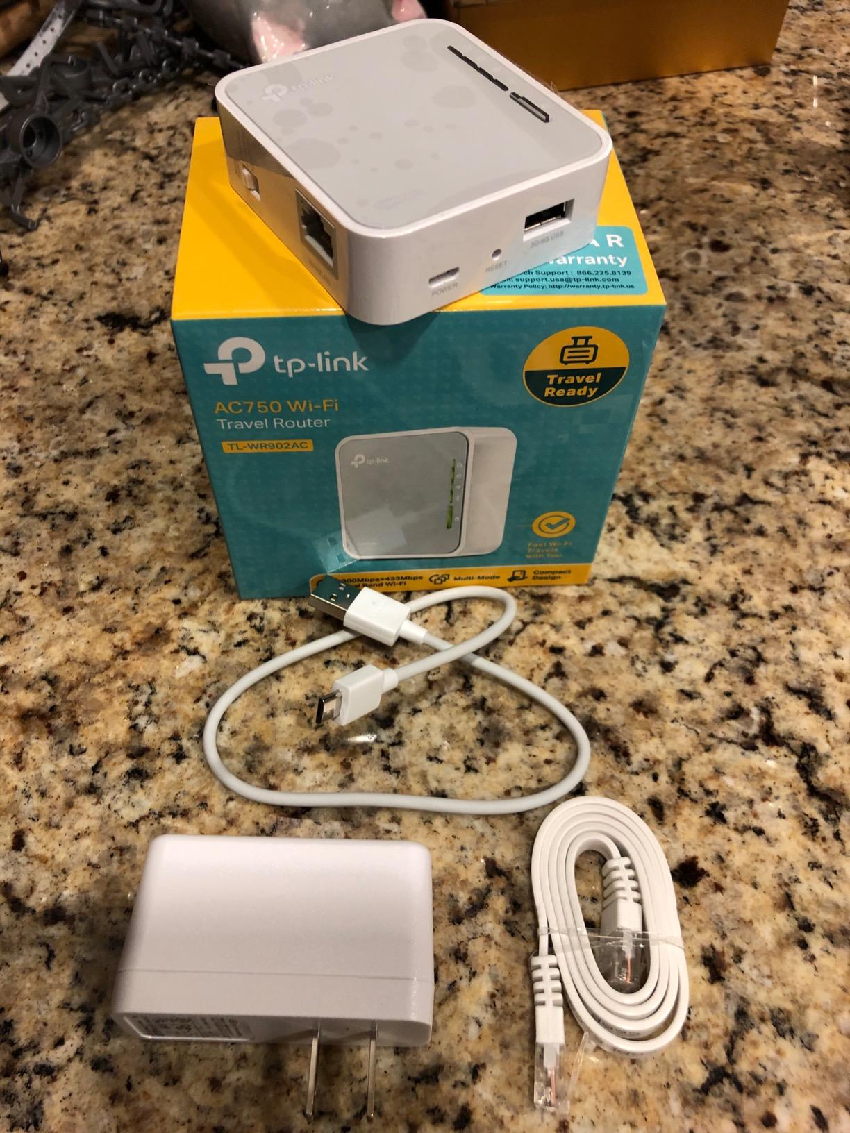 TP-Link AC750 Wireless Portable Nano Travel Router (TL-WR902AC) customer photo 1