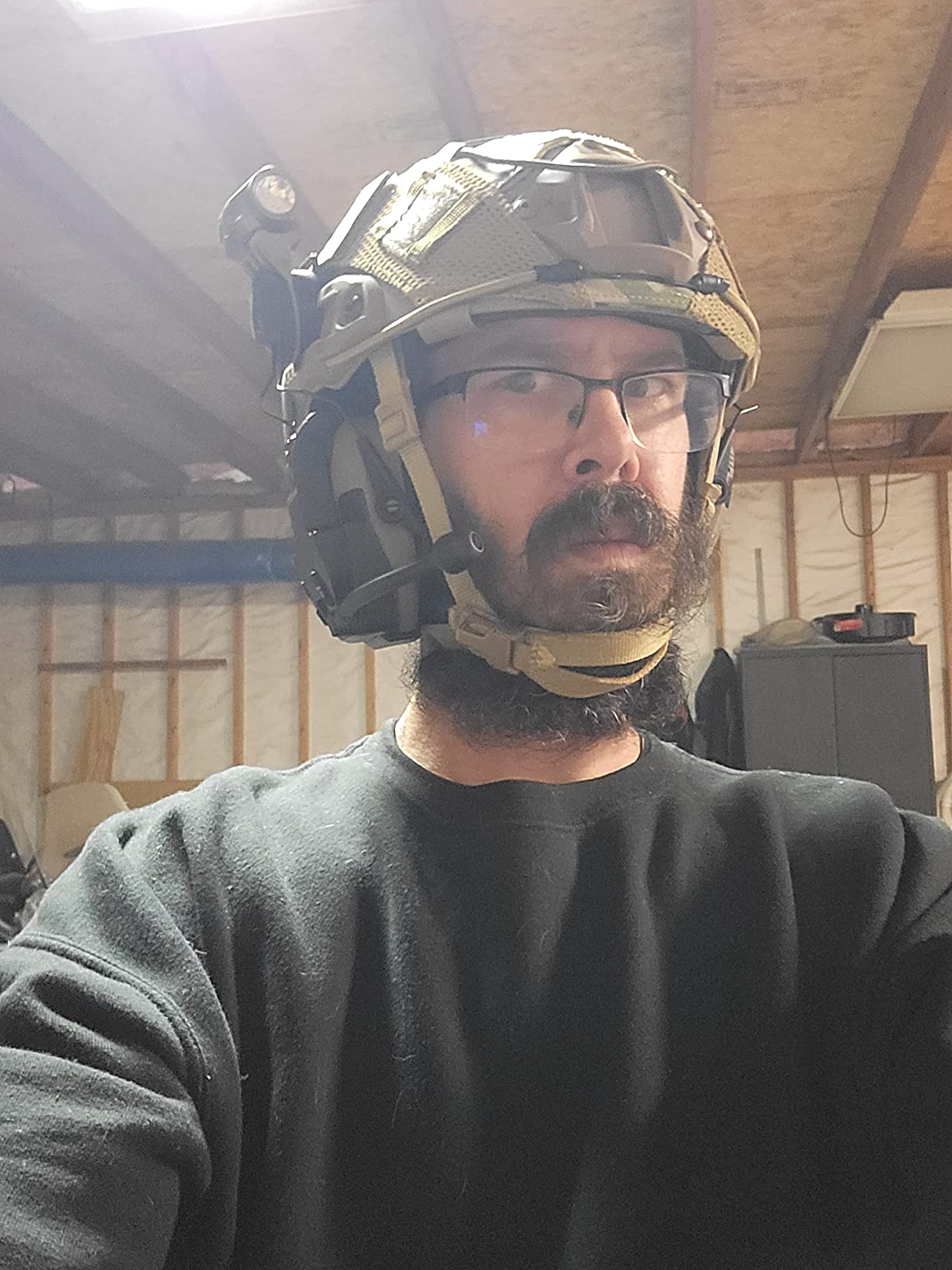 DLP Lightweight Tactical Bump Helmet - ImpaX Extreme High Cut Fast Helmet w/Enhanced Ventilation, OPS Core Style MICH/ACH Military Airsoft Helmet w/NVG Mount & Accessories customer photo 1