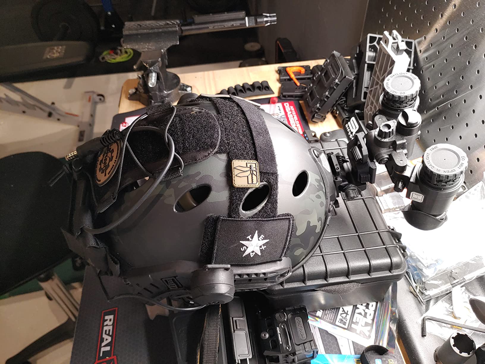 DLP Lightweight Tactical Bump Helmet - ImpaX Extreme High Cut Fast Helmet w/Enhanced Ventilation, OPS Core Style MICH/ACH Military Airsoft Helmet w/NVG Mount & Accessories customer photo 2
