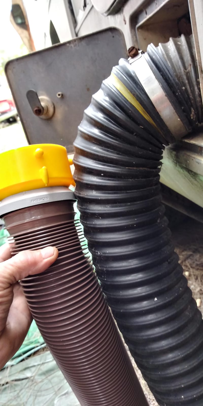 Camco Revolution 20-Ft Sewer Hose Kit - Features Translucent Elbow Fitting w/ 4-in-1 Adapter - Connects to 3