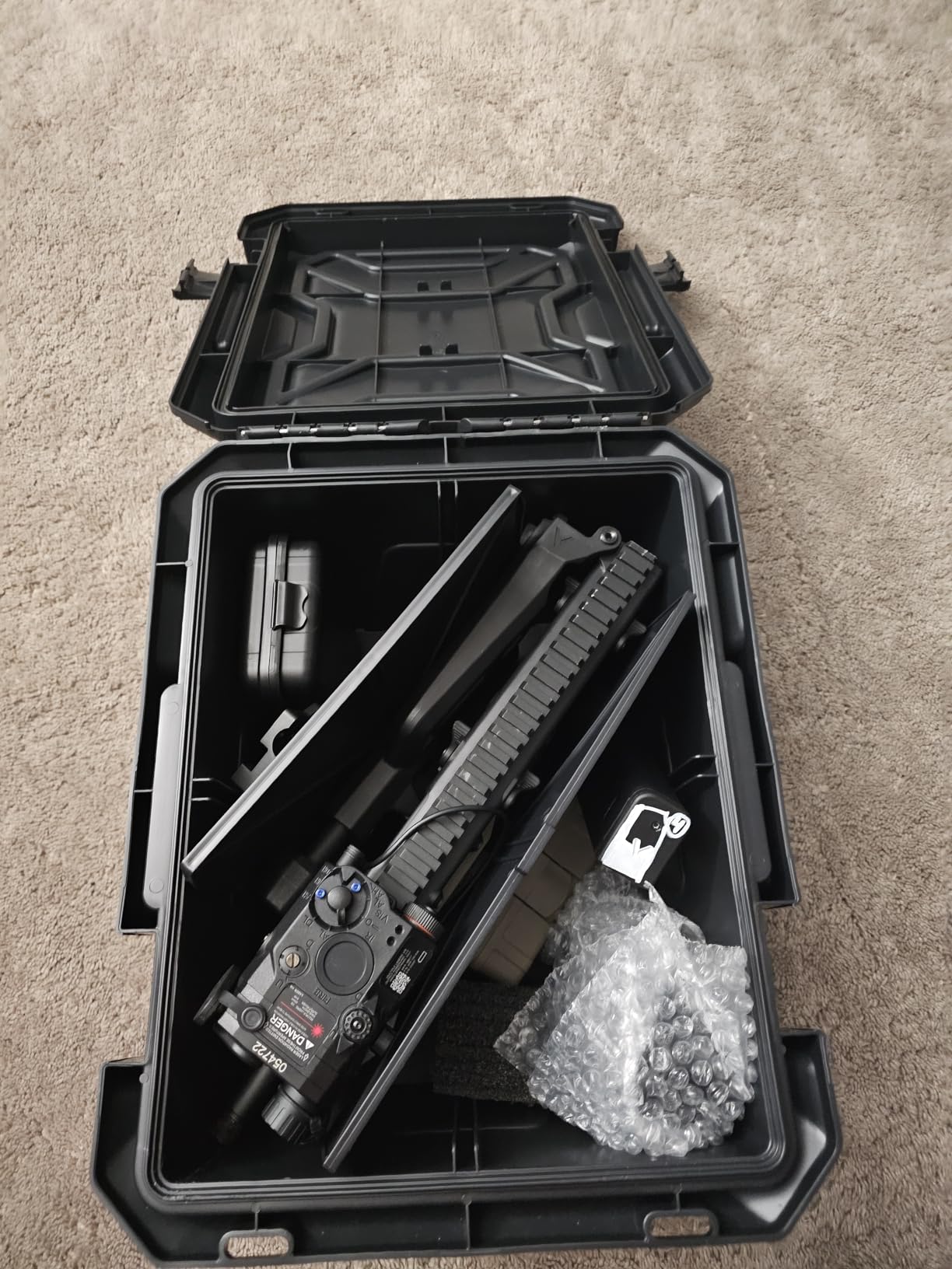 Plano Ammo Crate, Black, Lockable Plastic Ammunition Storage Box, Water-Resistant Protection with Interlocking Foam and Removable Dividers customer photo 2