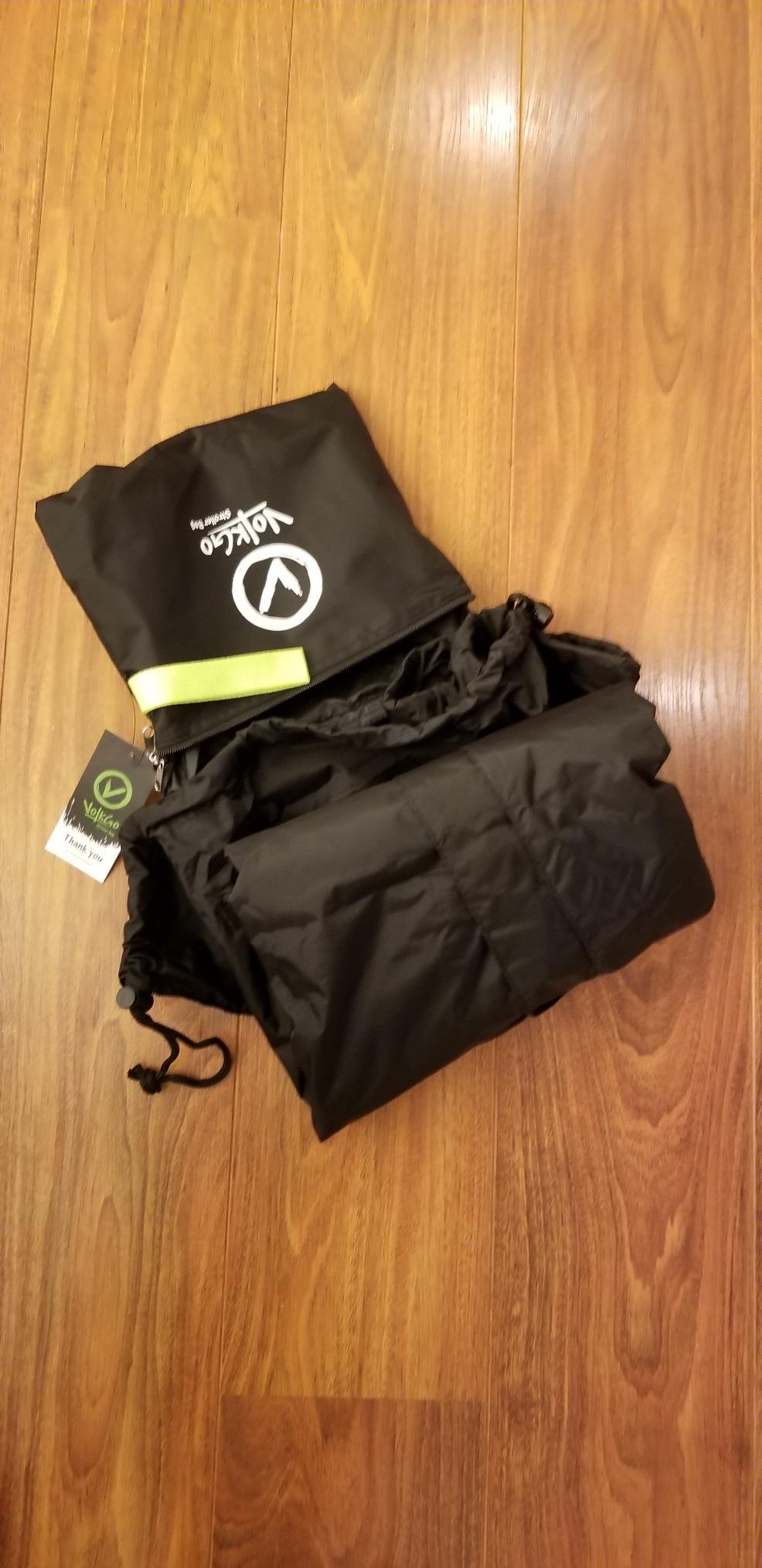 V VOLKGO XL Stroller Travel Bag for Airplane with Backpack Shoulder Straps, Stroller Cover for Air Travel, Jogger & Carrier, Waterproof Travel Cover (18x24x47 in) customer photo 1