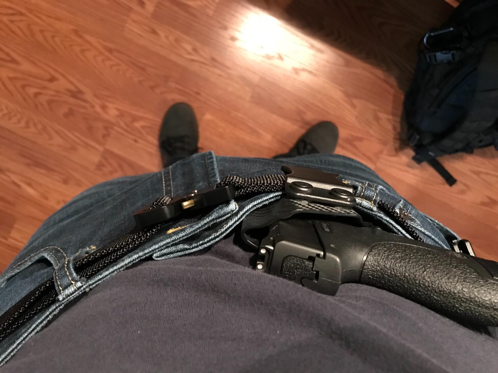 FAIRWIN Tactical Belt, Work Belts for Men Military Webbing Riggers Web Belt Heavy-Duty Quick-Release Buckle customer photo 1