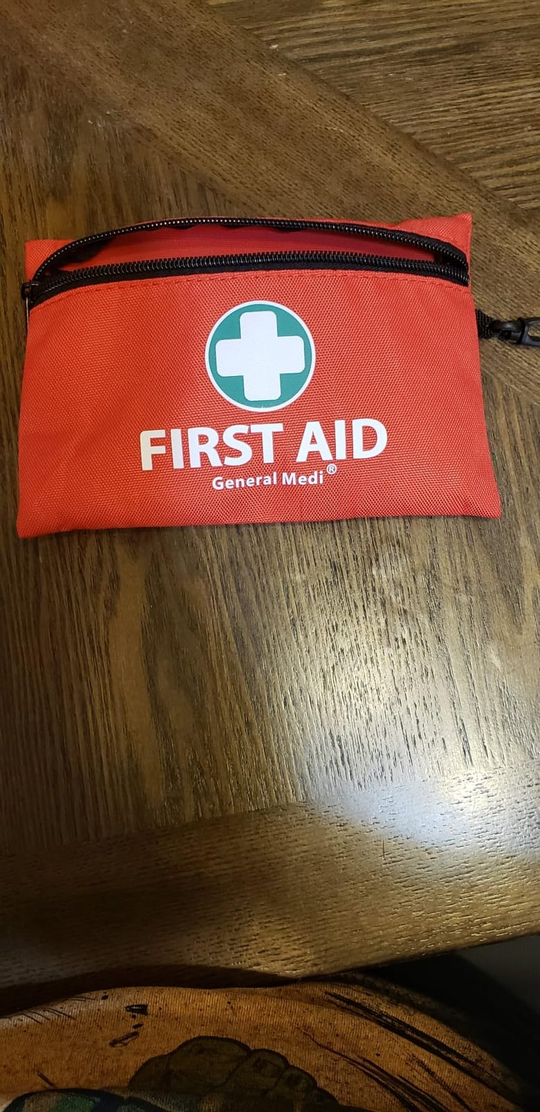 General Medi Mini First Aid Kit, 110 Piece Small First Aid Kit - Includes Emergency Foil Blanket, Scissors for Travel, Home, Office, Vehicle, Camping, Workplace & Outdoor (Red) customer photo 2