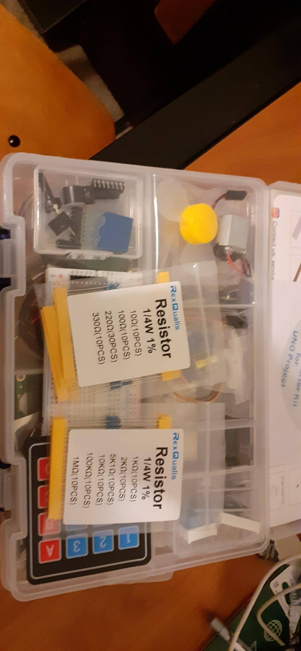 REXQualis Super Starter Kit Based on Arduino UNO R3 with Tutorial and Controller Board Compatible with Arduino IDE customer photo 1
