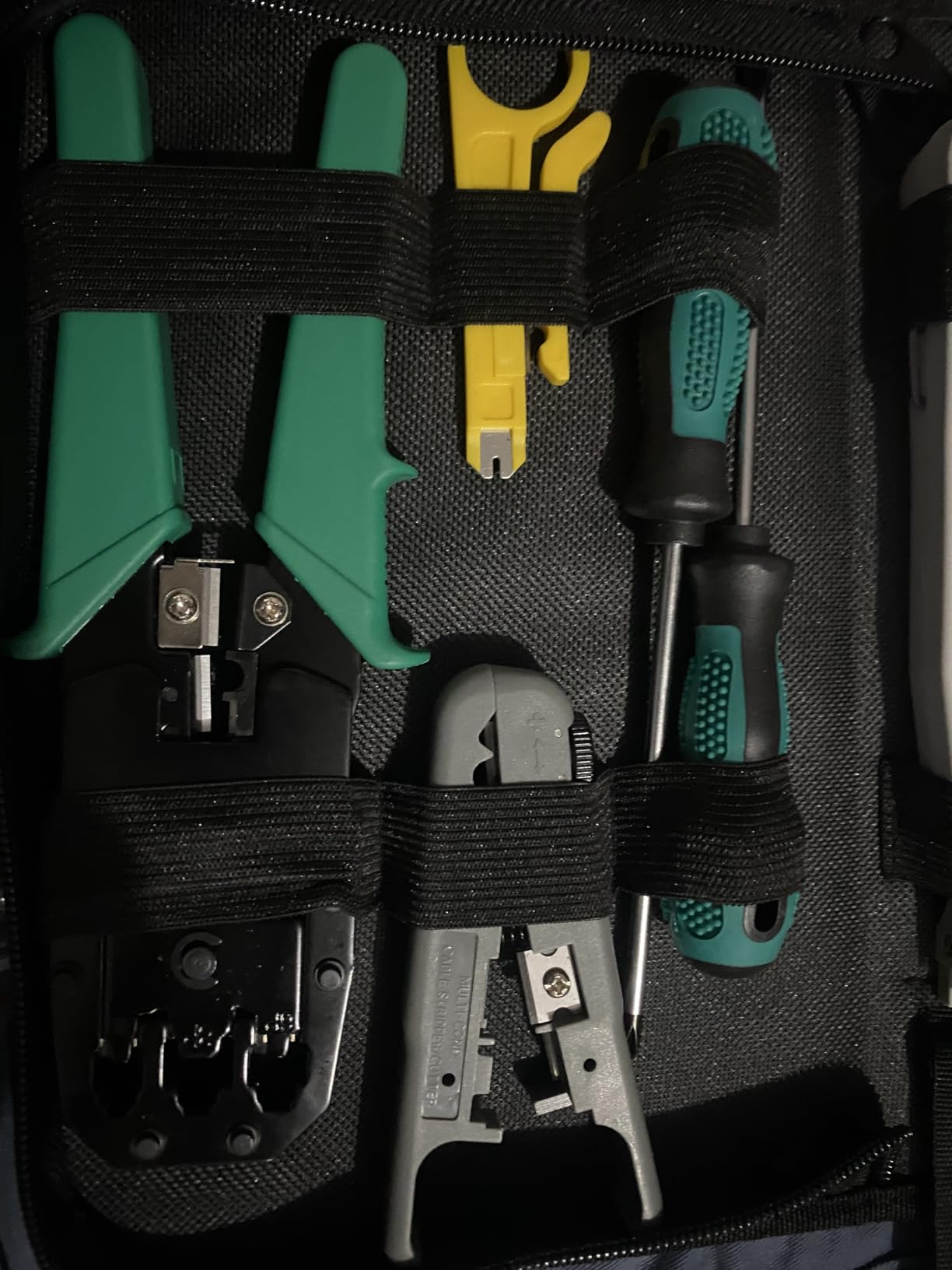 Gaobige Network Tool Kit for Cat5 Cat5e Cat6, 11 in 1 Ethernet Crimper Kit customer photo 2
