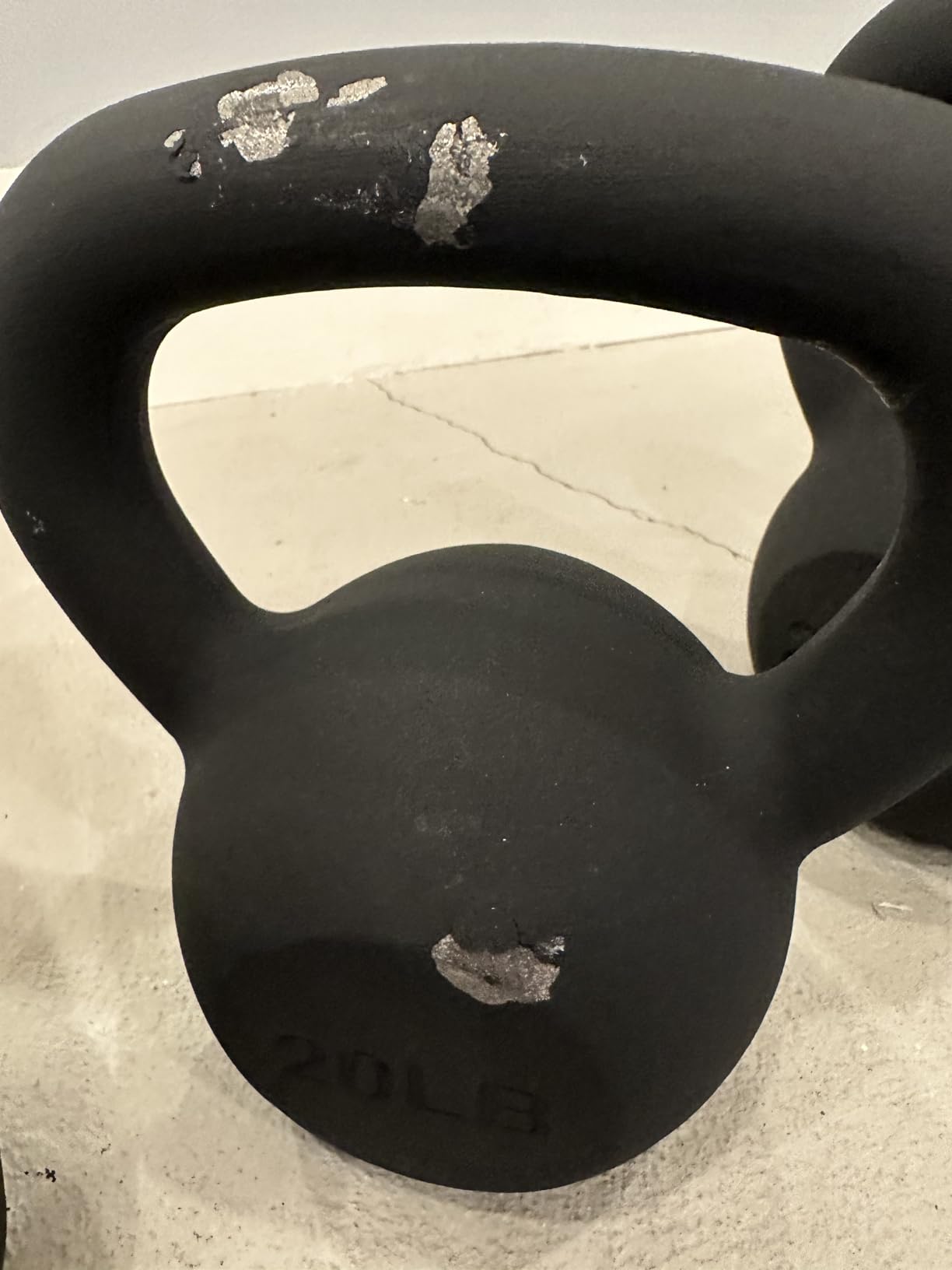 Powder Coated Solid Cast Iron Kettlebell Weights Set 5lb to 45lb Various Combination customer photo 1
