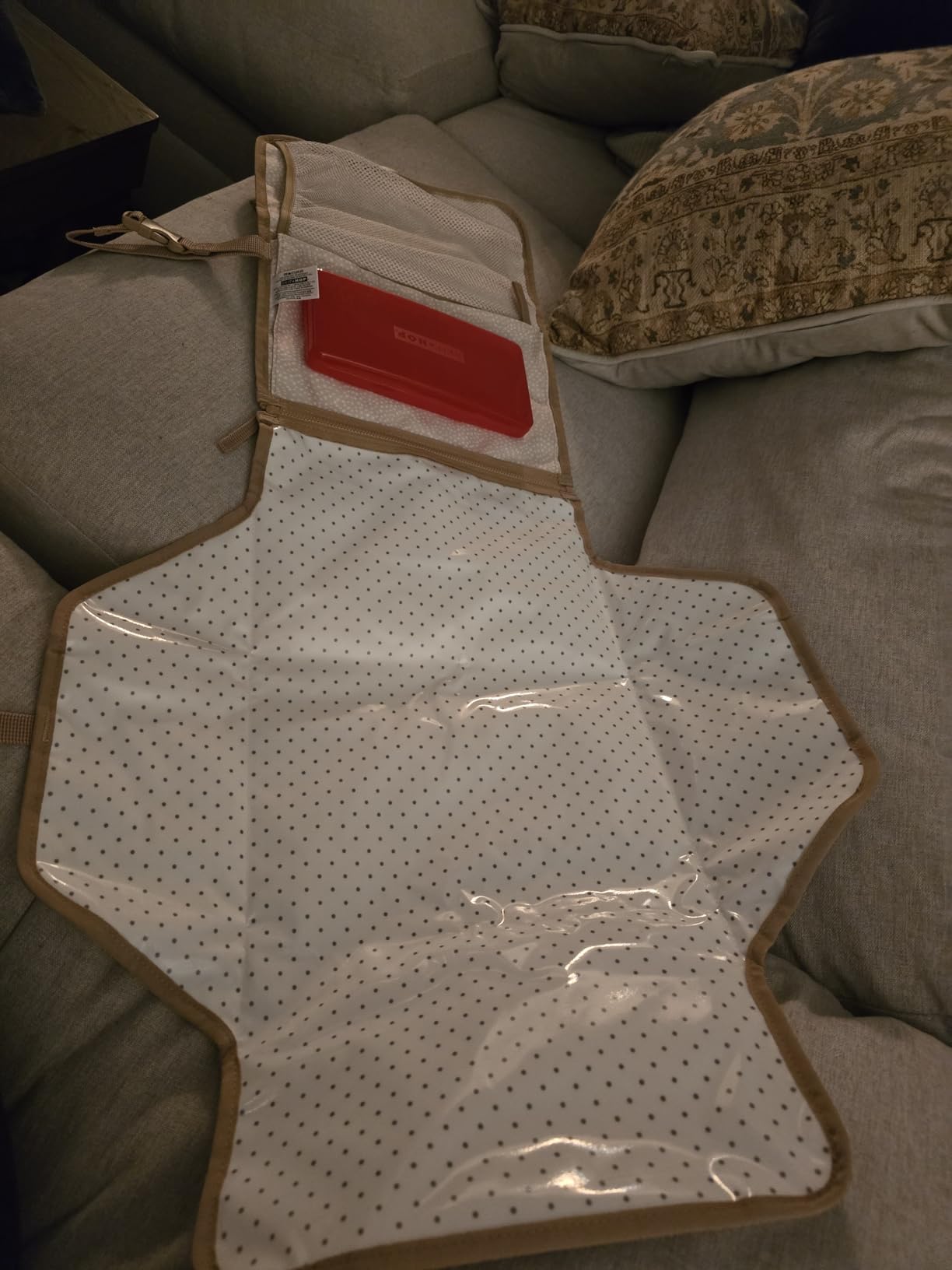 Skip Hop Portable Baby Changing Pad, Pronto, Grey Melange customer photo 1