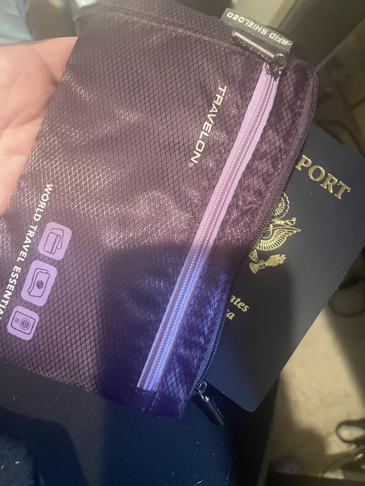 World Travel Essentials Set of 2 Currency and Passport Organizers customer photo 2