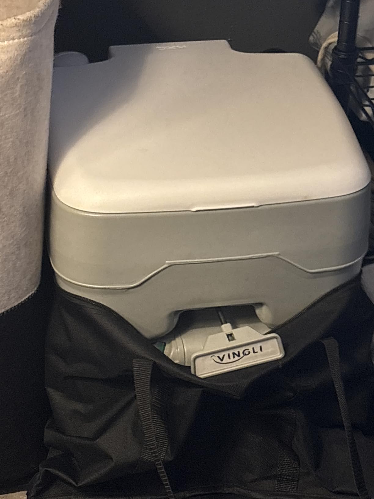 VINGLI Portable 5.3 Gallon Camping Toilet w/Carrying Bag,Large Capacity Tank for Camping,Boat/Truck customer photo 2