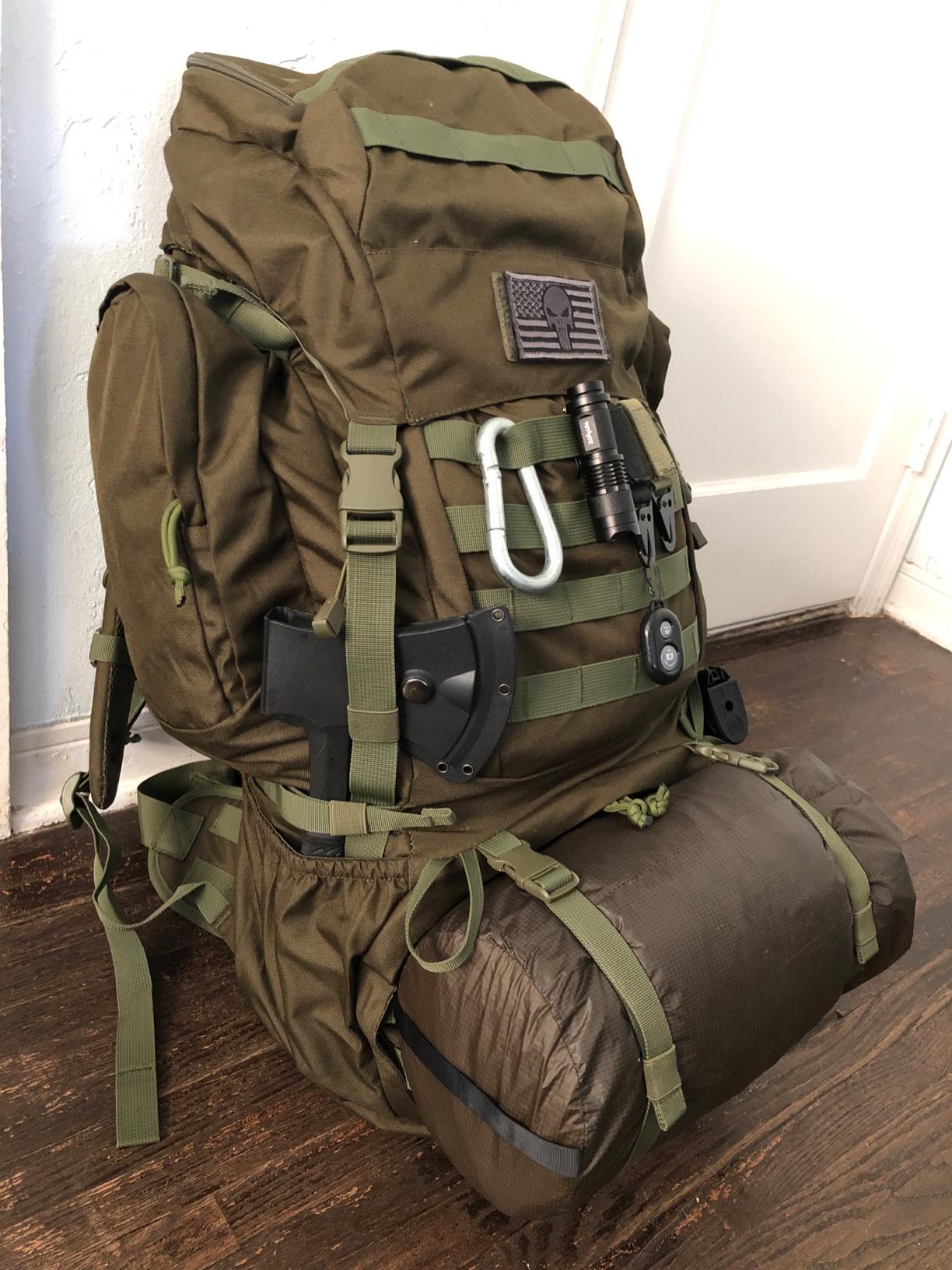 Mardingtop 60L Military Internal Frame Backpack for Hiking, Camping, Hunting, Rucksack Backpack with Rain Cover customer photo 2