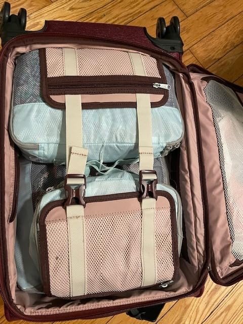 Travelpro Platinum Elite Checked Luggage Spinner, Red, 25-Inch customer photo 1