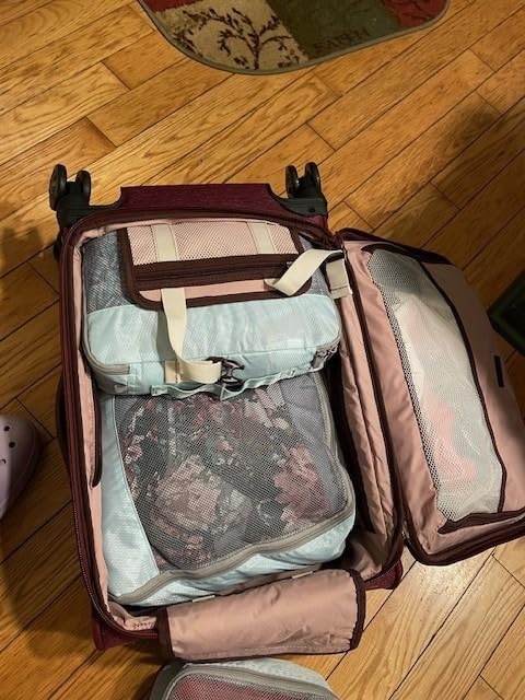 Travelpro Platinum Elite Checked Luggage Spinner, Red, 25-Inch customer photo 2