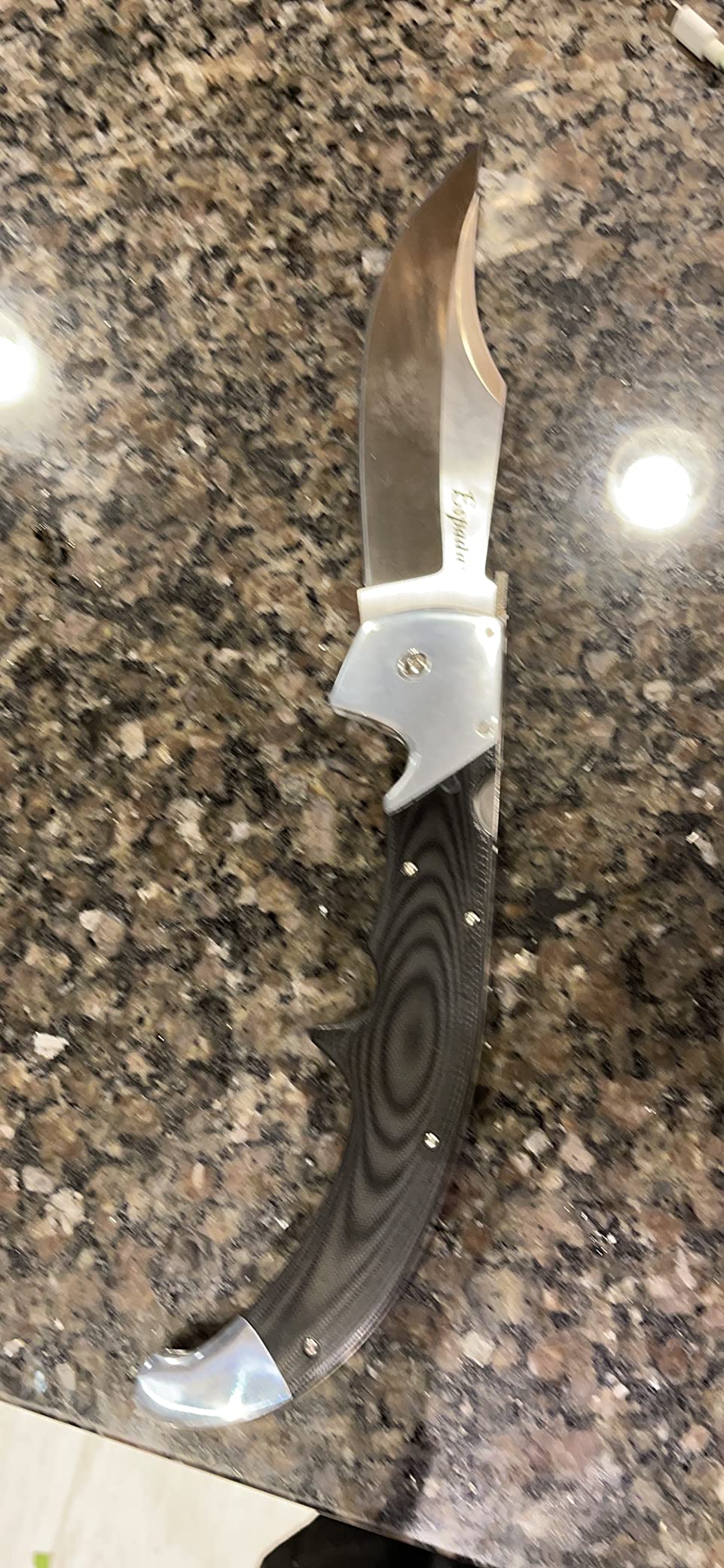 COLD STEEL Espada Series S35VN Steel Ultra-Sharp Blades Tactical Pocket Folding Knife with Tri-Ad Lock & Ambidextrous Pocket/Belt Clip customer photo 2