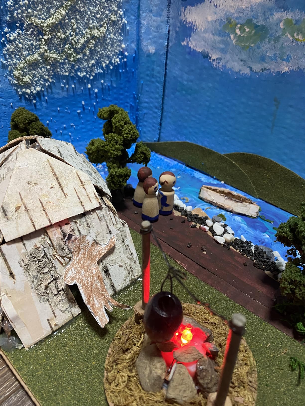 NWFashion 9 Bags Total 300Gram Scenery Basing Material Kit, Stone, Snow, Grass, Moss Stick, River, Desert customer photo 1
