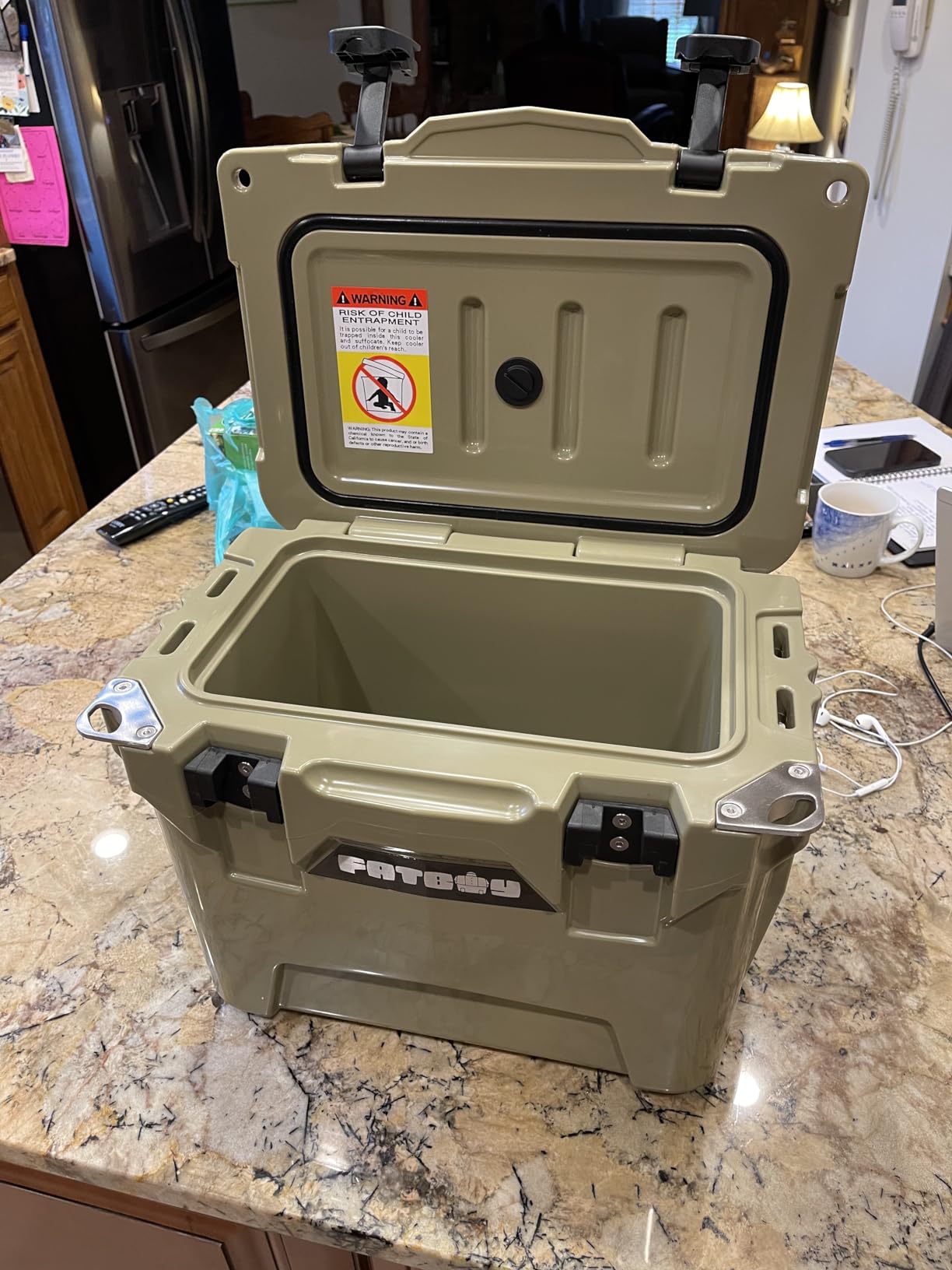 Fatboy 10QT Rotomolded Cooler Chest Ice Box Hard Lunch Box customer photo 2