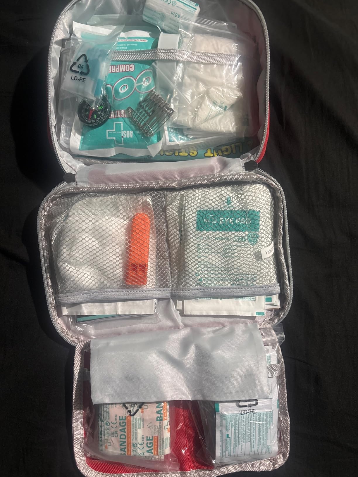 General Medi 2-in-1 First Aid Kit (215 Piece Set) + 43 Piece Mini First Aid Kit -Includes Ice(Cold) Pack, Moleskin Pad and Emergency Blanket for Travel, Home, Office, Car, Workplace customer photo 2