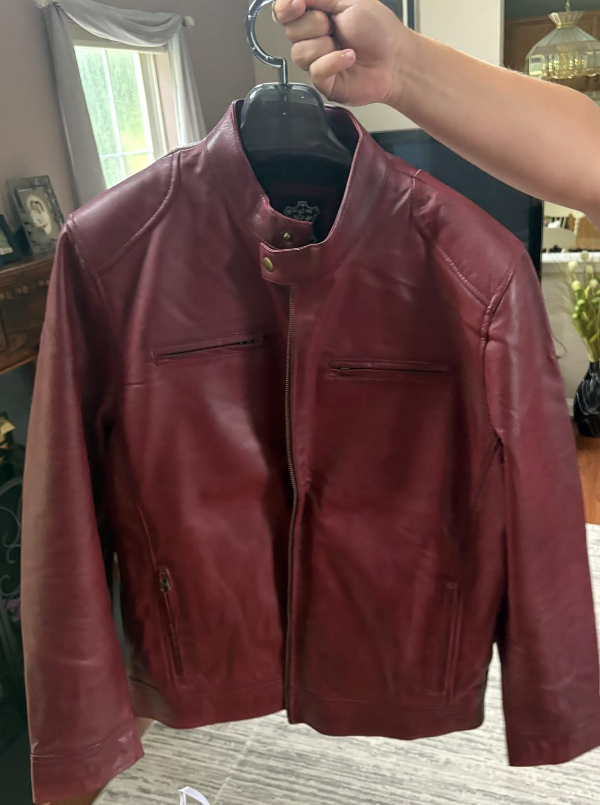 Decrum Real Lambskin Leather Jacket for Men customer photo 2
