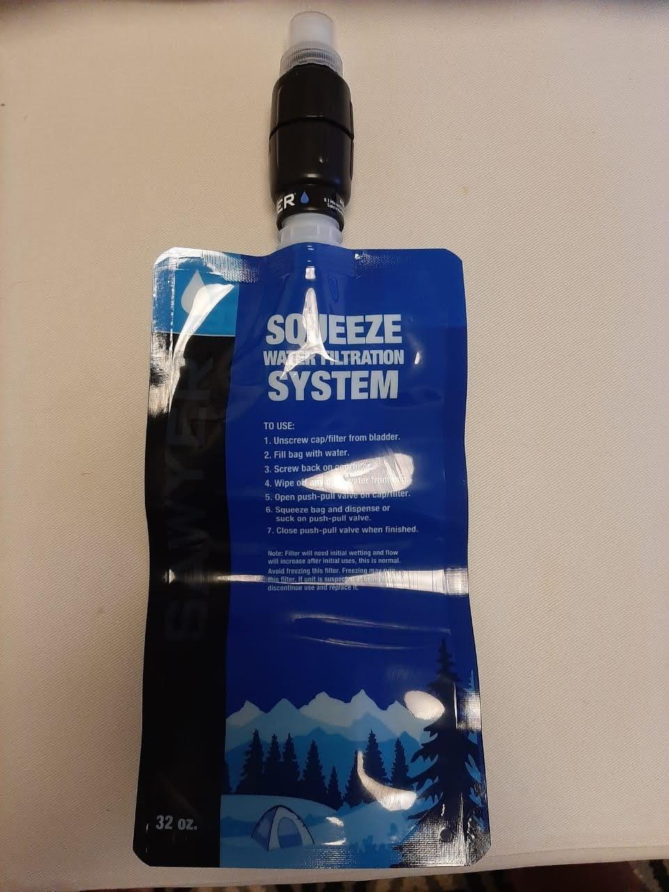 Sawyer Products SP2129 Micro Squeeze Water Filtration System, 1 Pack, Black/Blue customer photo 2