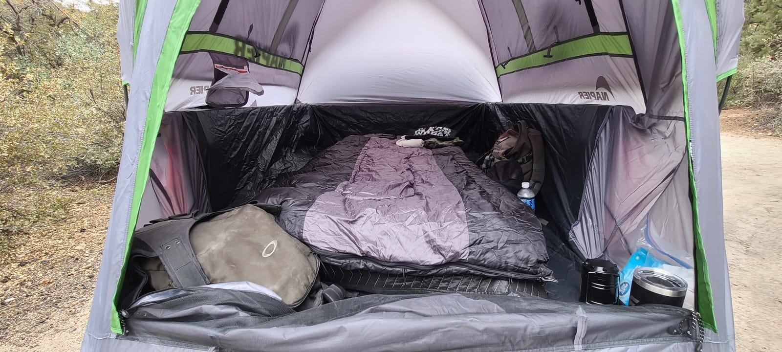 Napier Backroadz Truck Tent | Pickup Truck Bed Camping Tent | Rainfly for Water Protection | Sturdy and Spacious 2-Person Truck Tent | Easy 10-Minute Setup | Gray/Green customer photo 1