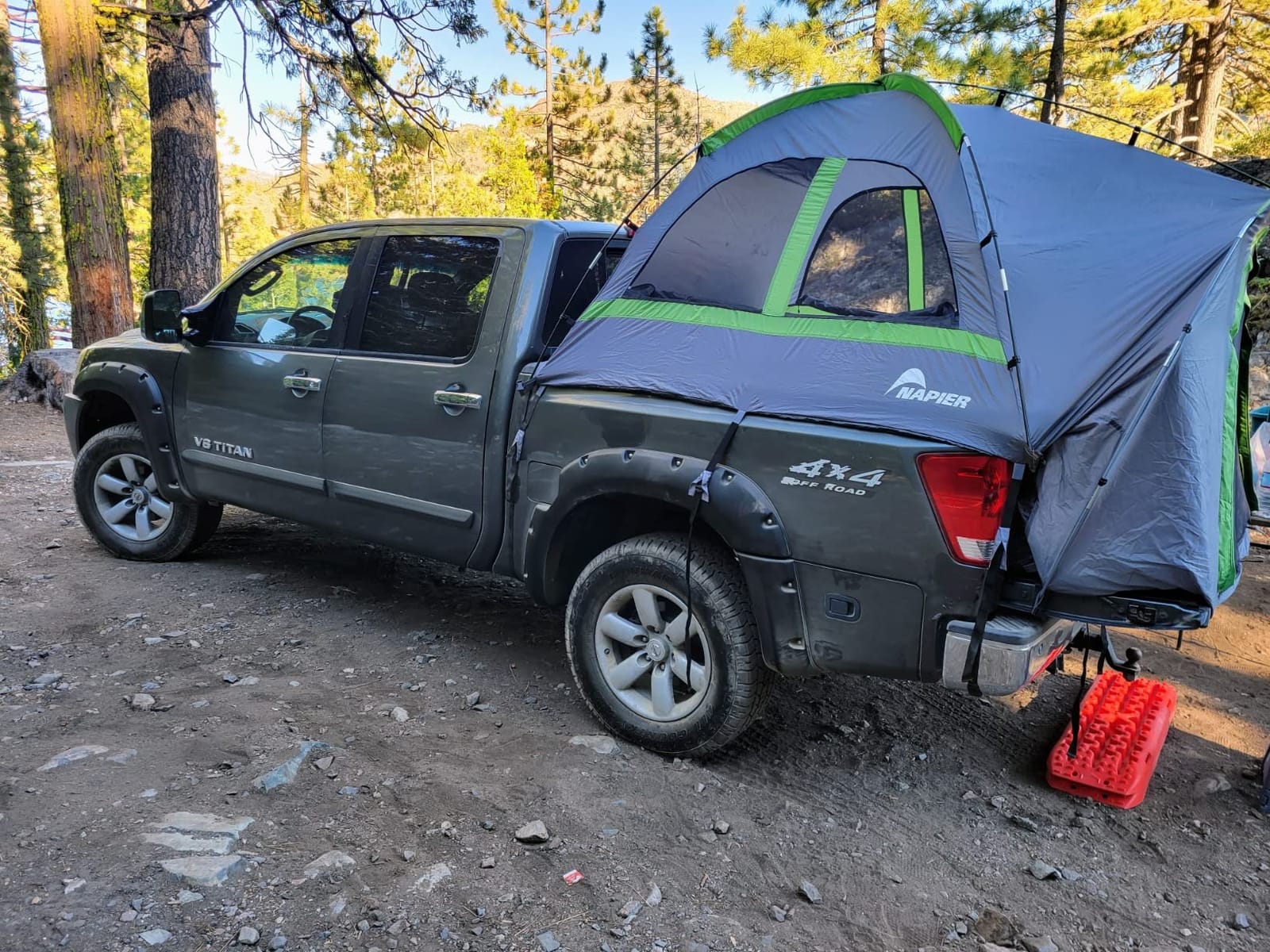 Napier Backroadz Truck Tent | Pickup Truck Bed Camping Tent | Rainfly for Water Protection | Sturdy and Spacious 2-Person Truck Tent | Easy 10-Minute Setup | Gray/Green customer photo 2